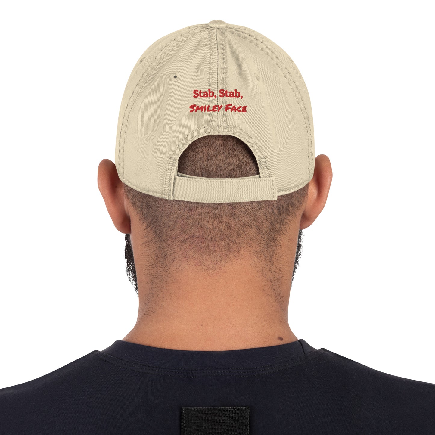 Assassin's Legacy Dad Hat: Unleash Your Edge with "Stab, Stab, Smiley Face"